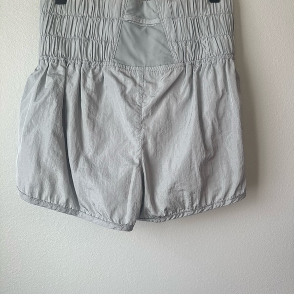 Free People Movement Gray Women's High-Waisted Shorts - Picture 4 of 6